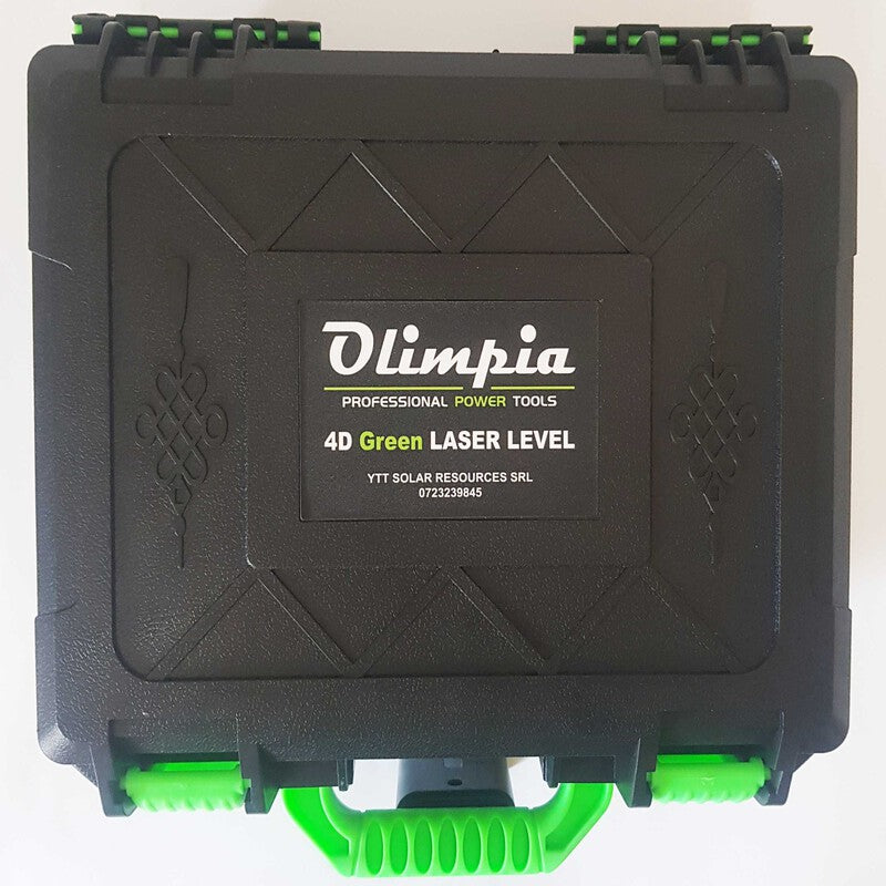 Nivela laser OLIMPIA 4D 16 linii, 2 baterii MOD PULSE TR GRATIS