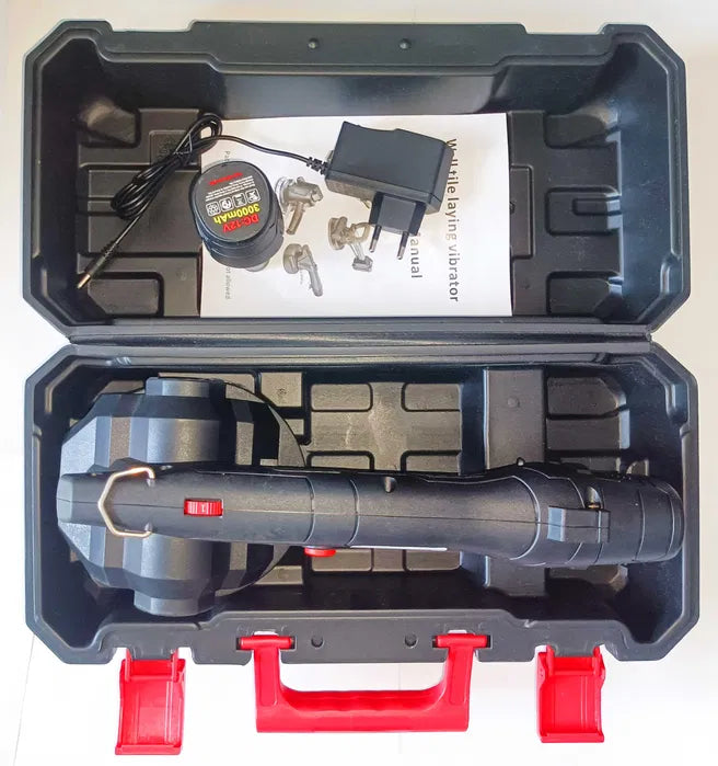 Vibrator profesional gresie OLIMPIA, 1×3Ah, 100 kg