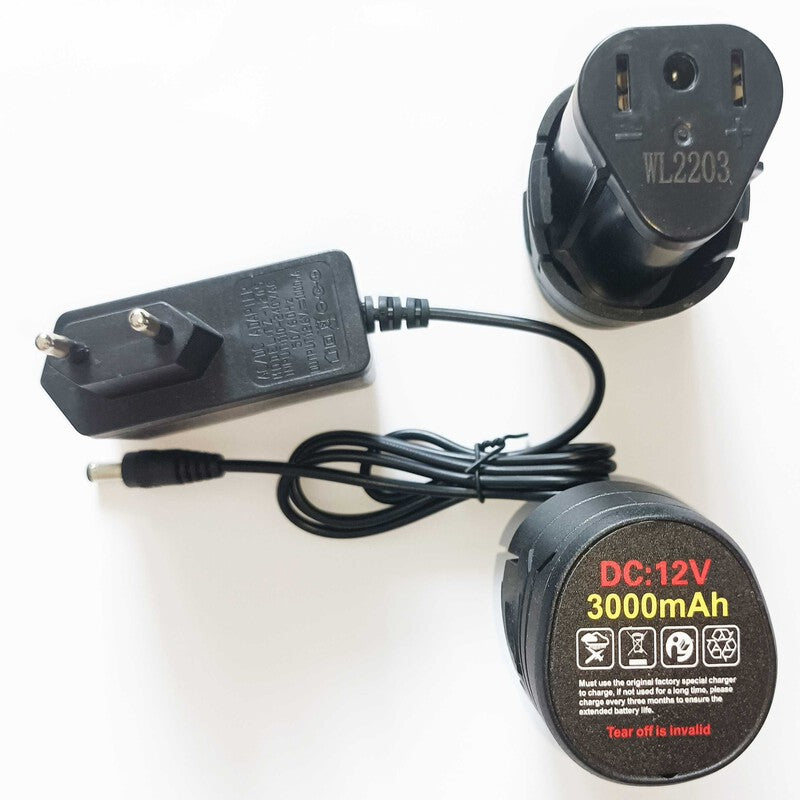 Acumulator Li-Ion 12V 3Ah vibrator gresie, filetanta polizor