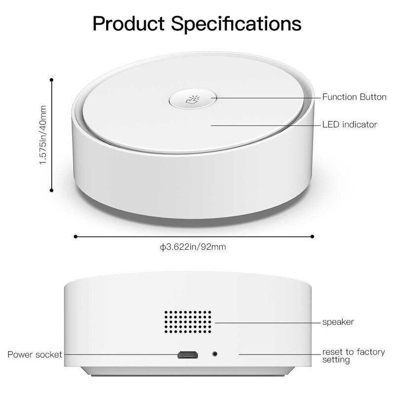 Gateway Multimode ZigBee Bluetooth SIG Mesh centrala alarma