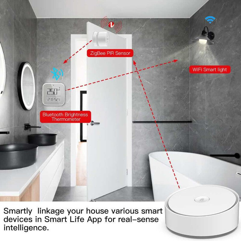 Gateway Multimode ZigBee Bluetooth SIG Mesh centrala alarma