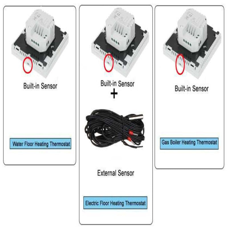 Termostat smart cu fir HYSEN HY603-WIFI- Tuya